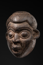 Anthropomorphic mask, Cameroon Grassfields, Bamileke, Size: H: 33 cm (H: 13.0 inch), ID: 3053359 - 2/4