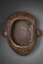 Anthropomorphic mask, Cameroon Grassfields, Bamileke, Size: H: 33 cm (H: 13.0 inch), ID: 3053359 - 4/4