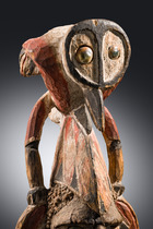 Figure "malagan" aux bras déployés, Papouasie-Nouvelle-Guinée - Archipel Bismarck - Nouvelle Irlande, îles Tabar, Taille: H: 89 cm (H: 35.0 inch), ID: 3053602 - 4/5