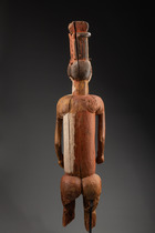 Female shrine figure "alusi", Nigeria, Igbo, Abiriba Master, Size: H: 132 cm (H: 52.0 inch), ID: 3053444 - 4/5