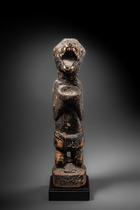 Zoomorphe Figur "m'Botoumbo", Côte d'Ivoire, Baule, Größe: H: 42 cm (H: 16.5 inch), ID: 3053417 - 4/5