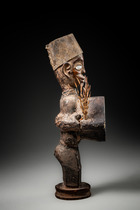 Magische Figur "nkisi nduda", D. R. Kongo, Bakongo, Größe: H: 21,5 cm (H: 8.5 inch), ID: 3053422 - 3/6