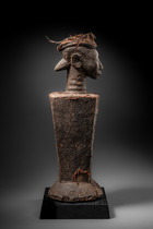Figure à mi-corps "iran otibago", Guinée-Bissau, Bidjogo, Taille: H: 43 cm (H: 16.9 inch), ID: 3053420 - 3/5