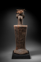 Figure à mi-corps "iran otibago", Guinée-Bissau, Bidjogo, Taille: H: 43 cm (H: 16.9 inch), ID: 3053420 - 4/5