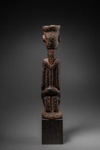 Kniende weibliche Figur, Mali, Dogon, Größe: H: 37,5 cm (H: 14.8 inch), ID: 3053483 - 4/6