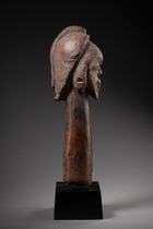 Sculpture de tête, Gabon, Tsogho, Taille: H: 42 cm (H: 16.5 inch), ID: 3053434 - 3/5