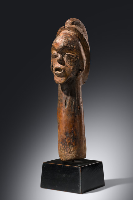 Kopfskulptur, Gabun, Tsogho, Größe: H: 42 cm (H: 16.5 inch), ID: 3053434
