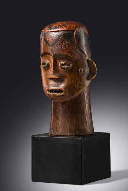 Cimier de danse anthropomorphe, Cameroun, Keaka, Taille: H: 31 cm (H: 12.2 inch), ID: 3053473