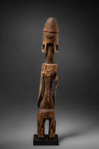 Standing figure, Nigeria, Jukun, Size: H: 57,5 cm (H: 22.6 inch), ID: 3053474 - 4/5