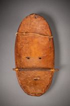 Face mask, Papua New Guinea - Ramu River, Size: H: 36 cm (H: 14.2 inch), ID: 3053479 - 3/5
