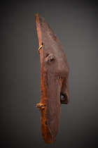 Face mask, Papua New Guinea - Ramu River, Size: H: 36 cm (H: 14.2 inch), ID: 3053479 - 5/5