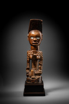 Dignitaire féminine, R. D. Congo, Yombe, Taille: H: 35 cm (H: 13.8 inch), ID: 3053419 - 2/6