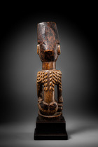 Dignitaire féminine, R. D. Congo, Yombe, Taille: H: 35 cm (H: 13.8 inch), ID: 3053419 - 4/6