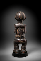 Weibliche Ahnenfigur, D. R. Kongo, Luba, Größe: H: 34 cm (H: 13.4 inch), ID: 3053443 - 4/5