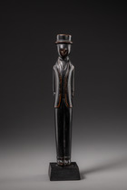 Figure d’un fonctionnaire colonial portugais, Afrique du Sud, Nguni / Tsonga, Taille: H: 25,5 cm (H: 10.0 inch), ID: 3053416 - 5/5