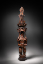 Ahnenfigur "adu zatua", Indonesien - Nias, Größe: H: 39,5 cm (H: 15.6 inch), ID: 3053449 - 2/4