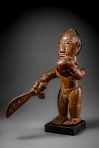 Stehende Figur "obrafo", Ghana, Ashanti, Größe: H: 37 cm (H: 14.6 inch), ID: 3053437 - 2/5