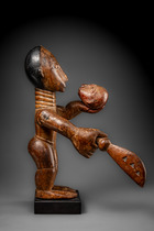 Stehende Figur "obrafo", Ghana, Ashanti, Größe: H: 37 cm (H: 14.6 inch), ID: 3053437 - 3/5