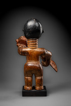 Stehende Figur "obrafo", Ghana, Ashanti, Größe: H: 37 cm (H: 14.6 inch), ID: 3053437 - 4/5