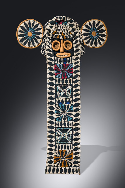 Elefantenmaske, Kameruner Grasland, Bamileke, Größe: H: 94 cm (H: 37.0 inch), ID: 3053426