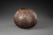 Récipient "ipu ehi", Îles Marquises, Taille: H: 13 cm (H: 5.1 inch), ID: 3053435 - 2/7