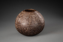 Récipient "ipu ehi", Îles Marquises, Taille: H: 13 cm (H: 5.1 inch), ID: 3053435 - 4/7