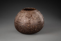 Récipient "ipu ehi", Îles Marquises, Taille: H: 13 cm (H: 5.1 inch), ID: 3053435 - 7/7