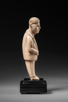 Colon figure: European, D. R. Congo, Bakongo, Size: H: 9,5 cm (H: 3.7 inch), ID: 3053415 - 3/5