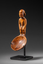 Figural beschnitzter Löffel, Philippinen - Ifugao, Größe: H: 14,5 cm (H: 5.7 inch), ID: 3053436 - 5/5