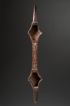 Doppelbecher "linnak", Taiwan, Paiwan, Größe: L: 60 cm, H: 5,5 cm (L: 23.6 inch, H: 2.2 inch), ID: 3053541 - 3/4