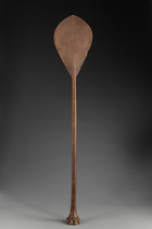 Zeremonialpaddel "hoe", Austral Inseln, Größe: H: 116,5 cm (H: 45.9 inch), ID: 3053433 - 2/3