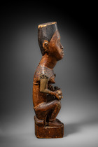 Maternité "phemba", av. 1920, R. D. Congo, Yombe, Taille: H: 50,5 cm (H: 19.9 inch), ID: 3053640 - 3/6