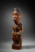 Maternité "phemba", av. 1920, R. D. Congo, Yombe, Taille: H: 50,5 cm (H: 19.9 inch), ID: 3053640 - 6/6