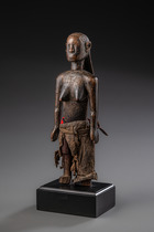 Weibliche Behälterfigur, Tansania, Luguru / Sagara, Größe: H: 26 cm (H: 10.2 inch), ID: 3053657 - 2/5