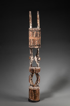 Grabpfosten "pukamani", Australien - Tiwi Inseln, Größe: H: 91 cm (H: 35.8 inch), ID: 3053595 - 2/5