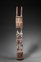 Grabpfosten "pukamani", Australien - Tiwi Inseln, Größe: H: 91 cm (H: 35.8 inch), ID: 3053595 - 3/5