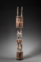 Grabpfosten "pukamani", Australien - Tiwi Inseln, Größe: H: 91 cm (H: 35.8 inch), ID: 3053595 - 4/5