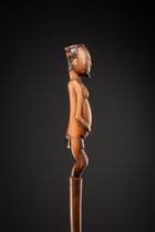 Anthropomorphic dignitary staff, South Africa, Zulu, Size: L: 93,5 cm (L: 36.8 inch), ID: 3053584 - 2/6