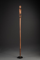 Anthropomorphic dignitary staff, South Africa, Zulu, Size: L: 93,5 cm (L: 36.8 inch), ID: 3053584 - 6/6