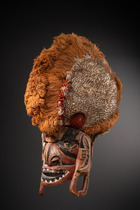 Masque malagan "tatanua", fin du XIXe siècle, Papouasie-Nouvelle-Guinée - Archipel Bismarck - Nouvelle Irlande, Taille: H: 45 cm (H: 17.7 inch), ID: 3053574 - 4/5