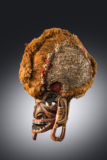 Masque malagan "tatanua", fin du XIXe siècle, Papouasie-Nouvelle-Guinée - Archipel Bismarck - Nouvelle Irlande, Taille: H: 45 cm (H: 17.7 inch), ID: 3053574