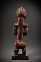 Männliche Wächterfigur eines Reliquienensembles "byeri", Kamerun, Beti-Fang, Mabea, Größe: H: 35,5 cm (H: 14.0 inch), ID: 3053603 - 4/5