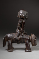 Equestrian figure "syonfolo", Côte d'Ivoire, Senufo, Size: H: 26 cm L: 21,5 cm (H: 10.2 inch L: 8.5 inch), ID: 3053643 - 2/6
