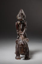 Equestrian figure "syonfolo", Côte d'Ivoire, Senufo, Size: H: 26 cm L: 21,5 cm (H: 10.2 inch L: 8.5 inch), ID: 3053643 - 5/6