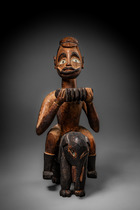 Colonfigur "bitumba", D. R. Kongo, Yombe, Größe: H: 28 cm (H: 11.0 inch), ID: 3053543 - 2/6