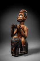Colonfigur "bitumba", D. R. Kongo, Yombe, Größe: H: 28 cm (H: 11.0 inch), ID: 3053543 - 5/6