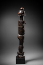 Stehende weibliche Figur, Tansania, Doe, Größe: H: 40 cm (H: 15.7 inch), ID: 3053564 - 3/6