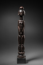 Stehende weibliche Figur, Tansania, Doe, Größe: H: 40 cm (H: 15.7 inch), ID: 3053564 - 5/6