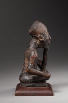 Figure assise, R. D. Congo, Bakongo, Taille: H: 15,5 cm (H: 6.1 inch), ID: 3053585 - 2/5