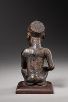 Figure assise, R. D. Congo, Bakongo, Taille: H: 15,5 cm (H: 6.1 inch), ID: 3053585 - 4/5